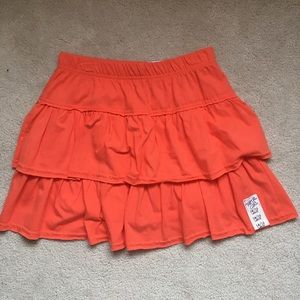 Orange girls Total Girl skorts